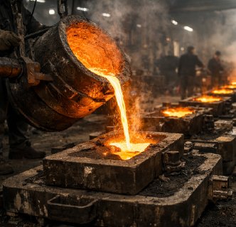 Sand casting capability
